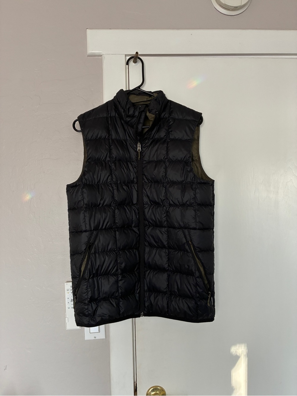 REI Black Quilted Puffer Vest